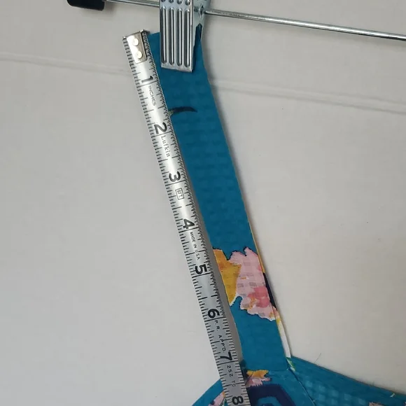 3/35 babydoll Floral Bustier Tank Top Lace up Sz S colorful Romantic - Picture 10 of 12